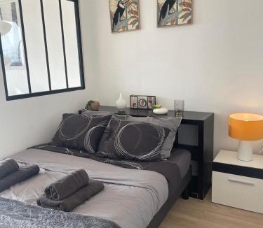 Mons-en-Baroeul Apartment | En hauteur, au pied du métro & 7mn du centre Lille