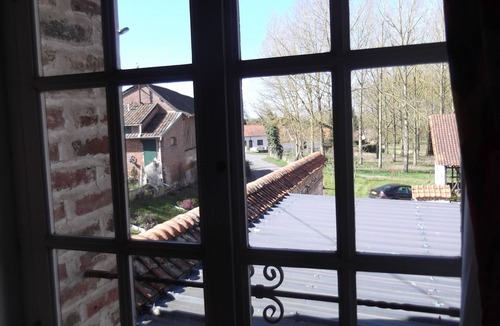 Argoules House | Fully Equipped Farmhouse, downstairs bedroom and bathroom, nSat to Sat