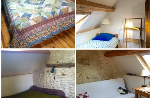 Vaudancourt House | Garden, stones, fireplace . A haven of peace one hour from Paris
