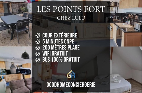 Petit-Fort-Philippe House | GOOD HOME Chez Lulu, plage & centrale