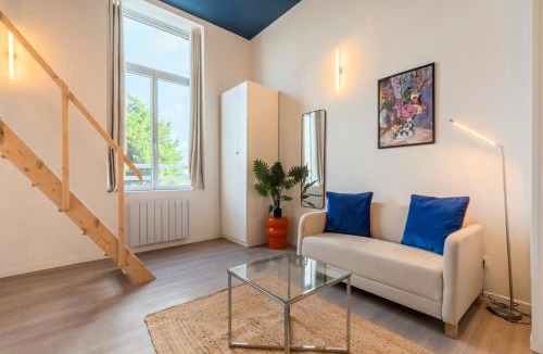 Annappes Apartment | Grand studio pour deux personnes en mezzanine