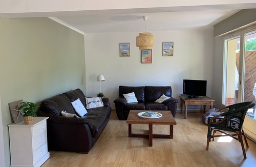 Condette Apartment | Ground floor apartment with terrace & heated pool