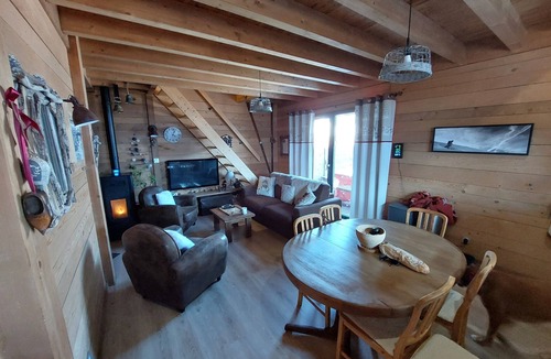 Lamoura Ski Chalet | Haut jura semi-detached chalet in lamoura at the foot of the cross-country ski trails
