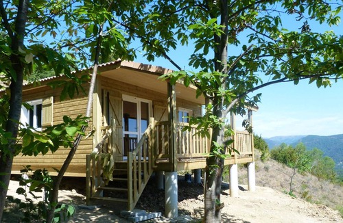 Gravieres Ski Chalet | Homerez - Beautiful chalet for 6 ppl. with shared pool and terrace at Gravières