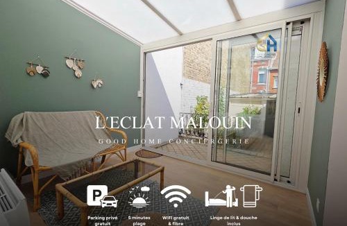 Malo-les-Bains Apartment | l'Eclat Malouin - Parking & Garden