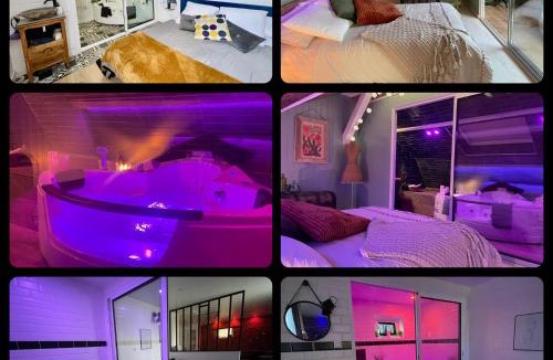 Jouarre Apartment | La Clé des Champs - Studio PiscineSPA-Sauna au jardin tropical idyllique et bucolique