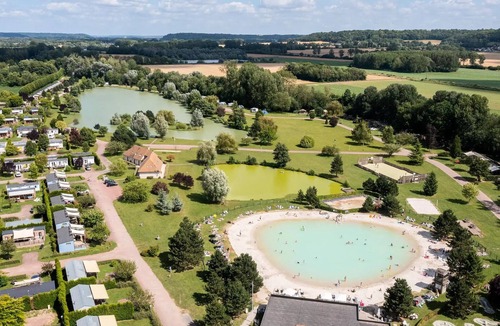 Berny Riviere House | La Croix du Vieux Pont campsite* - Mobile home Comfort 4 rooms 6 people air-conditioned - TV