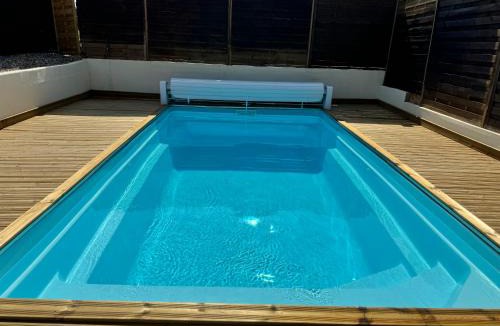 Criquetot-lʼEsneval House | La ferme d'Hareauville - Heated swimming pool