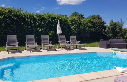 Janaillat Cottage | Large Well Equipped Cottage sleeps 12 with Heated Pool & Wonderful Views