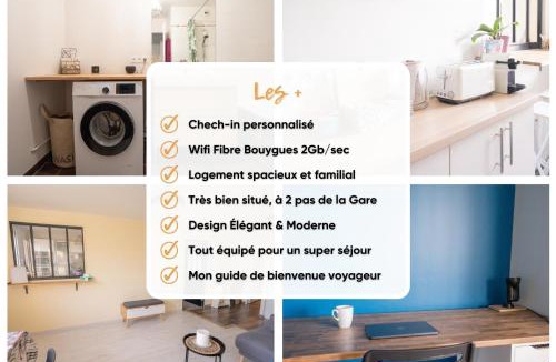 Torcy-le-Grand Apartment | Le Contemporain ~ T4 Spacieux ~ RER A & Disney
