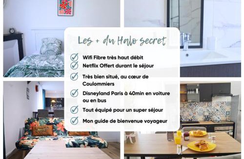 Coulommiers Apartment | Le Halo Secret, 40min de Disney, 5 min du centre Coulommiers