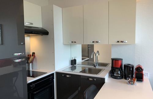 Varengeville-sur-Mer Apartment | Le Lodge Rouge with sea view