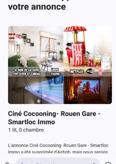 Quartier Vieux Marche-Cathedrale Apartment | Le Petit Ciné - Rouen Gare - Smartloc Immo
