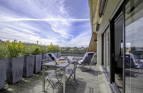Tourgeville Apartment | Le Roof Top-Apt T4-Proche Mer et Centre Ville