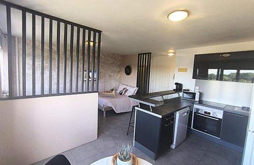 Mons-en-Baroeul Apartment | LeRelaisdOdile - Idéal PRO & Couple - Studio Cosy - Proche Metro - Parking Gratuit - Mons-en-Barœul - - WIFI HD - Smart TV - Entrée Autonome