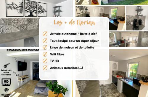 Rai Apartment | Les Papillons Studio La Foulnerie avec cour autonome 61270 Rai proche 61300 l'Aigle -Sanateflo-