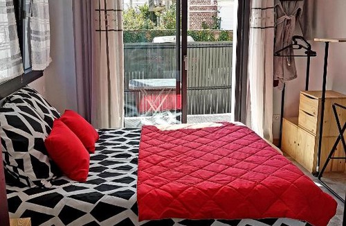 Berck-sur-Mer Apartment | LES VAGUES, terrasse rez-de-ch, parking gratuit, lits faits, animal bienvenu et tout à pied