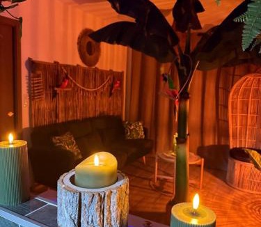 Nanteuil-les-Meaux Bed & Breakfast | Lodge de la Jungle avec Spa