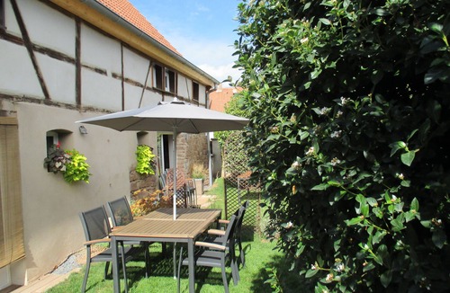 Epfig Apartment | Old stable converted into a cottage with garden, parking, and two bathrooms