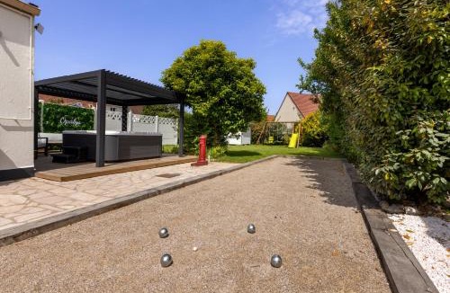 Berck-sur-Mer Apartment | OPALYS - Maison Plain Pied - Jacuzzi - Pétanque - Jardin - Parking - 800 m de la plage