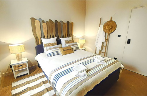 Lieu-Saint-Amand House | Premium room "La Plage" - Manoir du Monde
