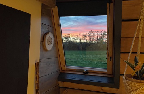 Plenisette Ski Chalet | Quiet, comfortable wooden tepee in a small Jura village near our horses.