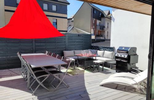 Centre Ville Rive Gauche Villa | Rouen centre avec Sauna - Jacuzzi - Parking - 5 étoiles
