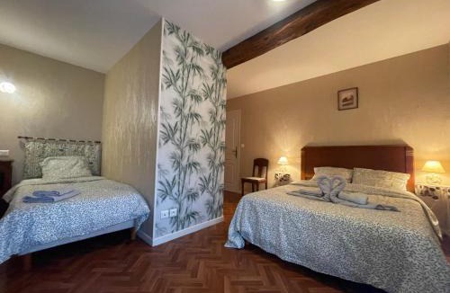 Chuffilly-Roche Bed & Breakfast | Sensation, chambre 2 lits pour 3 personnes, avec salle de bain privative
