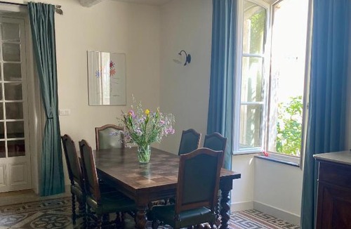Poilhes House | Sunny Historic House in Canal du Midi Village with Pool near Beaches