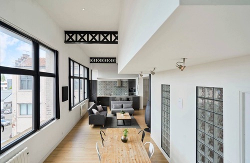 Tourcoing Apartment | Superb 3-bedroom duplex loft + parking.