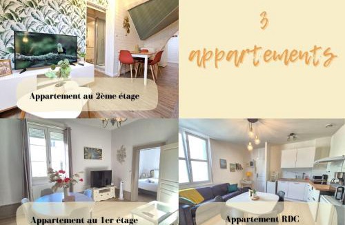 Montrichard Val de Cher Apartment | T2 Ctre ville Fibre Literie Emma