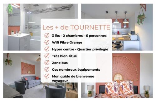Champ de Foire Apartment | Tournette -6 pers - Hyper Centre - WIFI