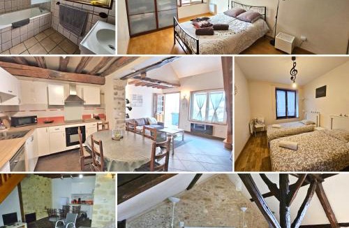 Moret-sur-Loing Apartment | Triplex Sisley - Maison Atypique avec Cour Extérieure