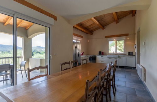 Chambonas Villa | Villa "Le Serre Du Puech" with Mountain View, Private Pool & Wi-Fi