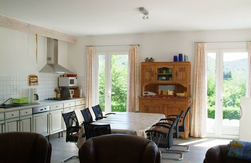 Chambonas Villa | Villa with pool and stunning views, 14 people, pets welcome