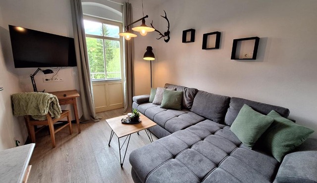 Ferienwohnung Ausblick mit Balkon im Ski- und Wandergebiet