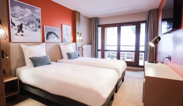 Wifi, view mountain, fitness, swimming pool, sauna, hammam, tv, ski locker, 29-39m², Flaine