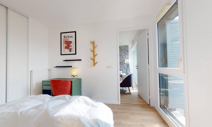 Cergy Resort | 107 m² Private room ∙ 1 bedroom ∙ 2 guests