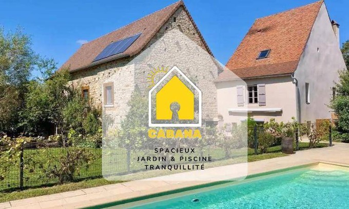 Bresse-sur-Grosne House | 110 m² House ∙ 3 bedrooms ∙ 8 guests