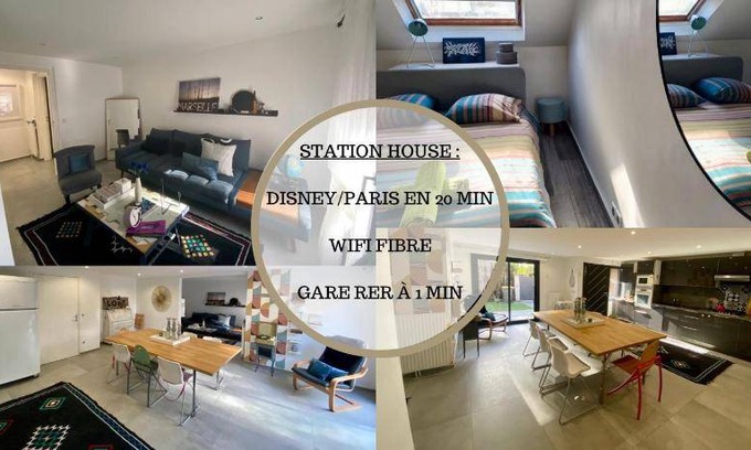 Roissy-en-Brie House | 95 m² House ∙ 3 bedrooms ∙ 6 guests