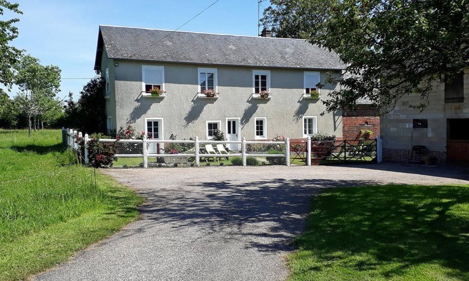 Champosoult Cottage | Charming Renovated House with Garden, Ping Pong, and Farm Animals in Peaceful Countryside