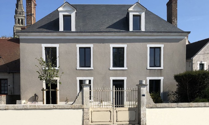 Cande-sur-Beuvron House | CHEZ LULU, town house overlooking the Beuvron