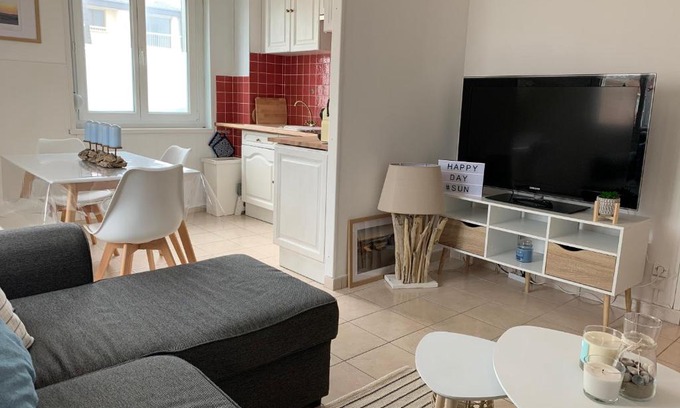 Merlimont-Plage Apartment | Doux foyer à 100 m de la plage