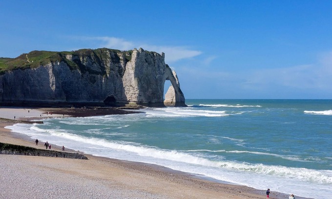 Quiberville House | Look forward to this family-friendly vacation home with sea views.
