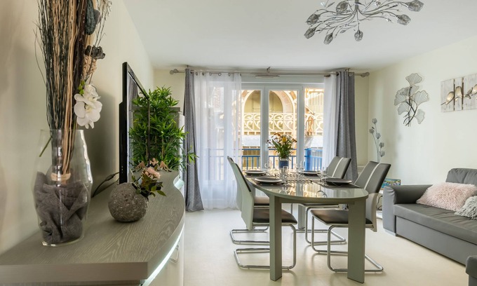 Mers-les-Bains Apartment | Swan - Appartement avec balcon proche plage Mers-les-Bains