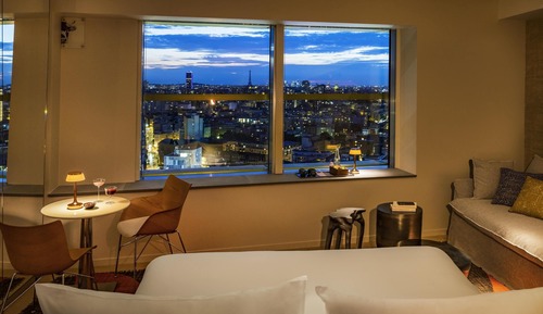 Junior Suite, 1 King Bed, Tower (Eiffel Tower panoramic bath, sunset)