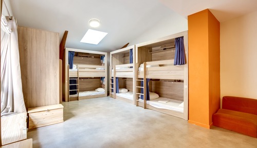 Bed in domitory for 06 personne with shared bathroom